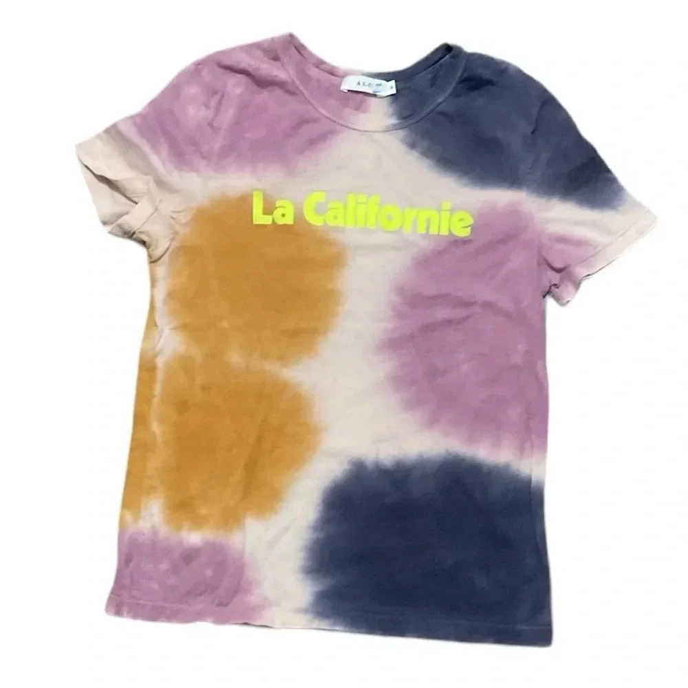 A.L.C. La Californie Tie Dye Tee in size S, EUC - Picture 2 of 9